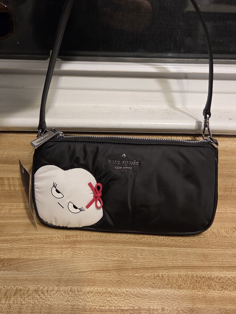 Kate Spade NWT Monster Puffer Pouchette/Wristlet